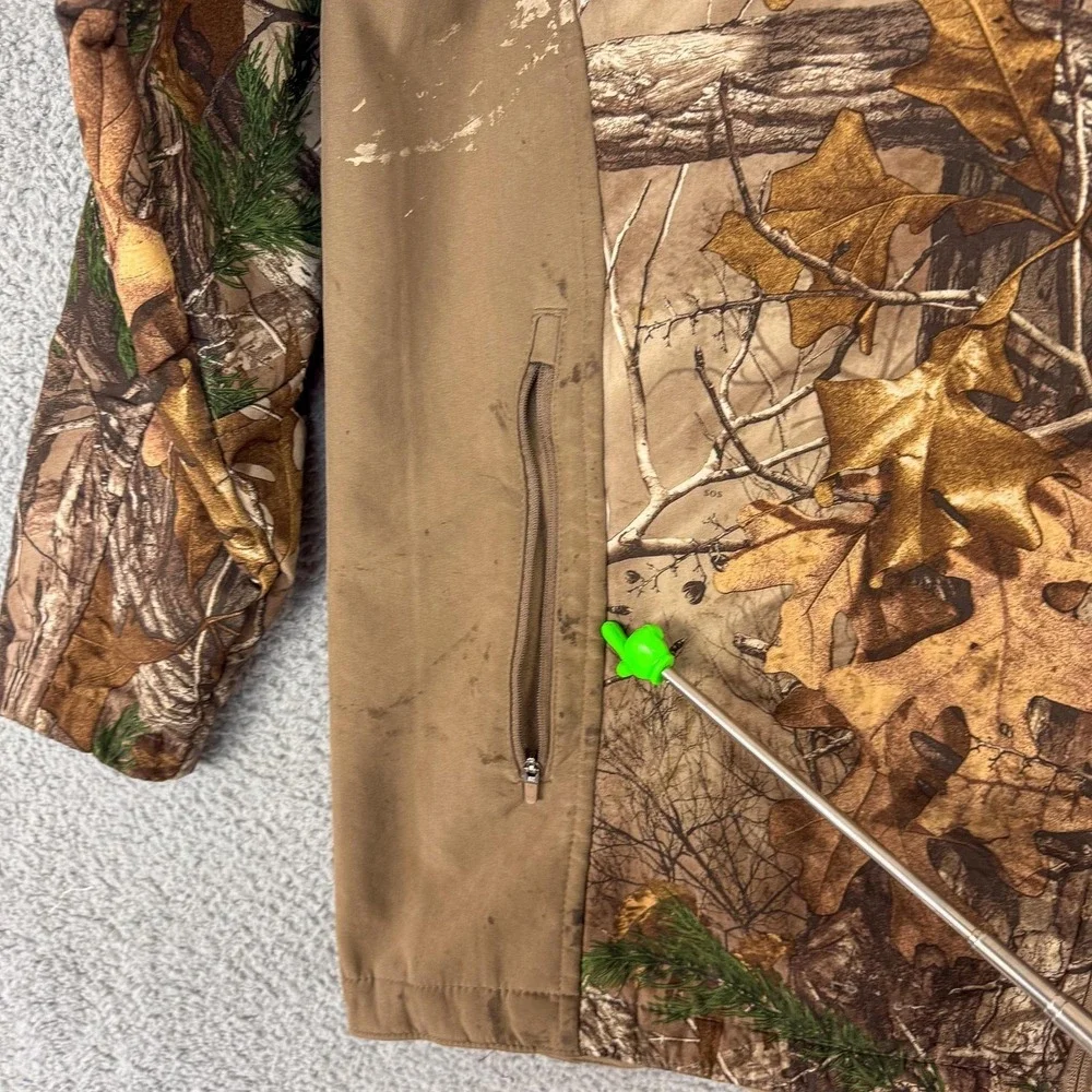 RedHead Jacket Mens 2XL Brown Realtree Xtra Camo Softshell Hunting Workwear Camp